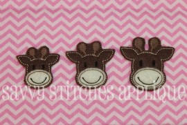 Giraffe Head Feltie